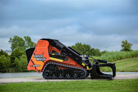 ditcher for skid steer|ditch witch stand on steer.